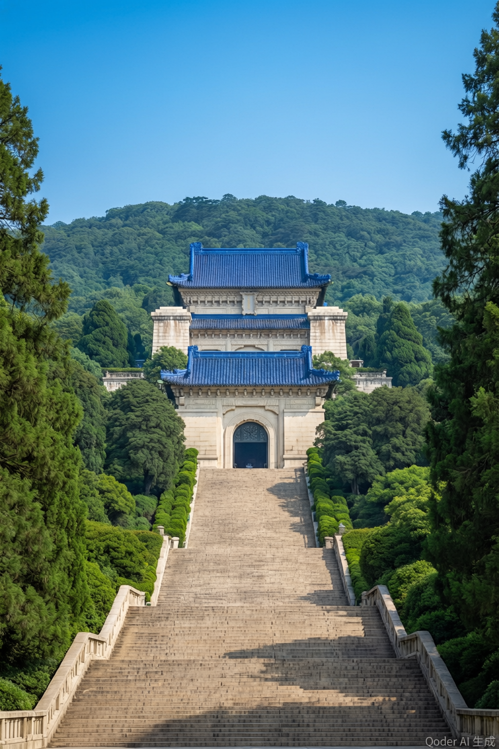 Sun Yat-sen Mausoleum on Purple Mountain, Nanjing
